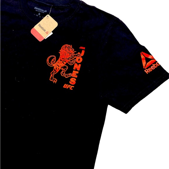 🆕REEBOK Officially Licensed Jon Jones UFC Shirt, Unisex Size Small - Picture 3 of 4